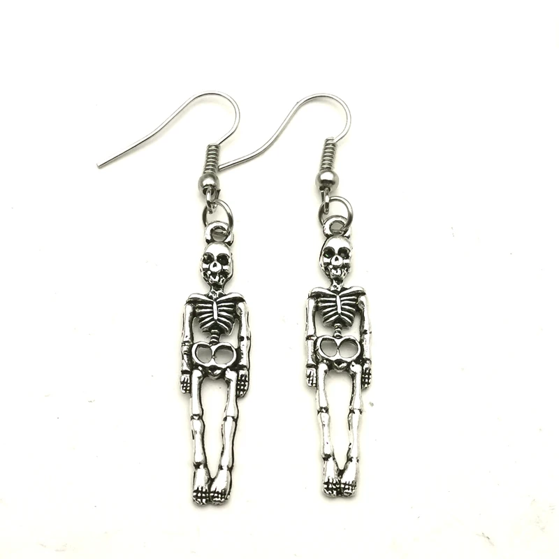 

New and Interesting 3D Skull Earrings Halloween Women's Personality and Interesting Jewelry Gifts