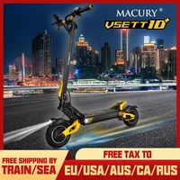 vsett 10 10 inch off road electric scooter vsett10 upgraded zero 10x hoverboard double drive 60v 2800w dual motor vsset macury