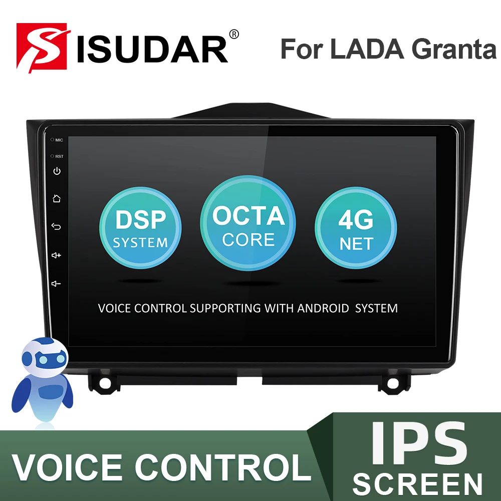 Автомобильный радиоприемник ISUDAR V57S 2 Din Android для LADA ВАЗ Granta Cross 2018 2019