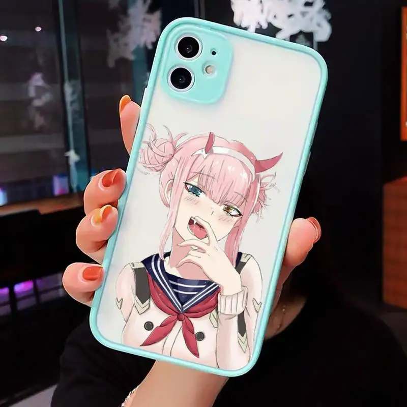 

My Hero Academia Toga Himiko Phone Case matte transparent For iphone 7 8 11 12 plus mini x xs xr pro max cover