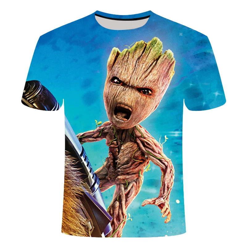 

2021 Summer Novel And Interesting 3D Anime T-Shirt Men's Short-Sleeved Streetwear Top Tee Flower Animal 3D Printed T-Shirt