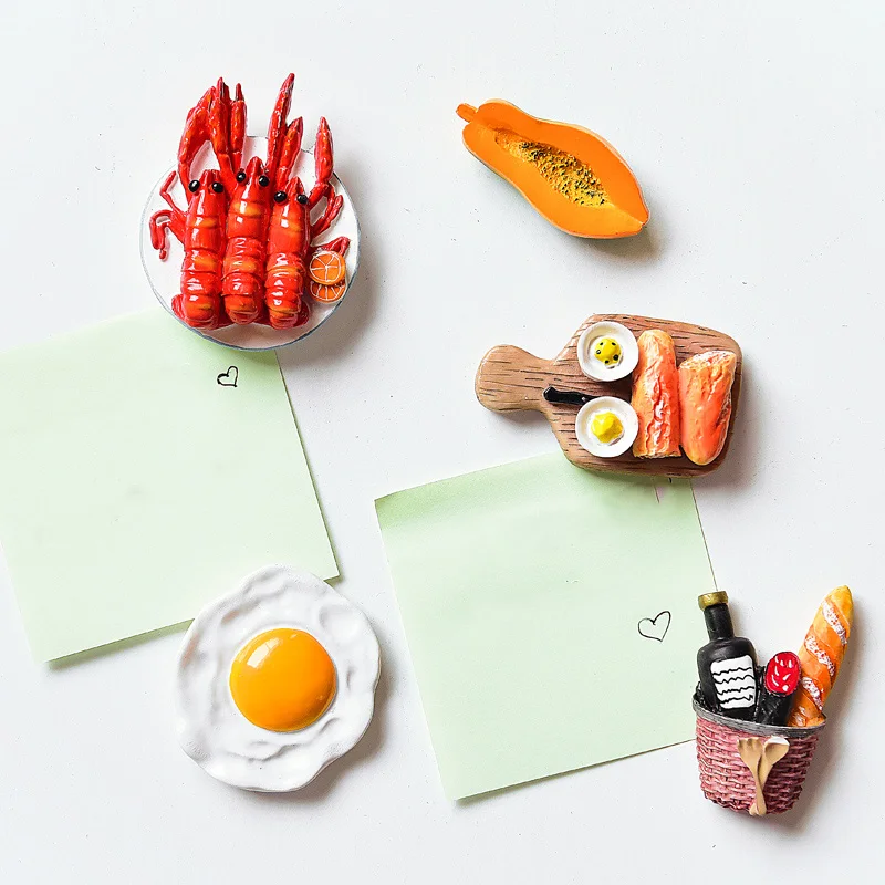 Магнитная 3d паста Bionic холодильник для пищи в скандинавском стиле|Магниты на