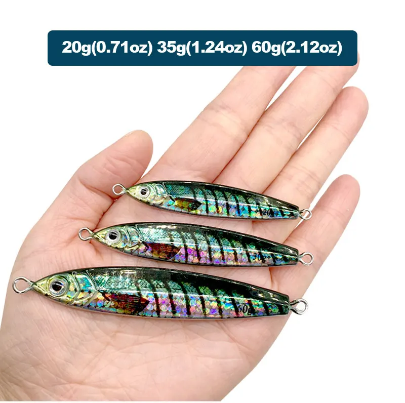 New DRAGER Metal Cast Jig Spoon20G 35G 60G Shore Casting Jigging Lead Fish Sea Bass Fishing Lure Artificial Bait Tackle