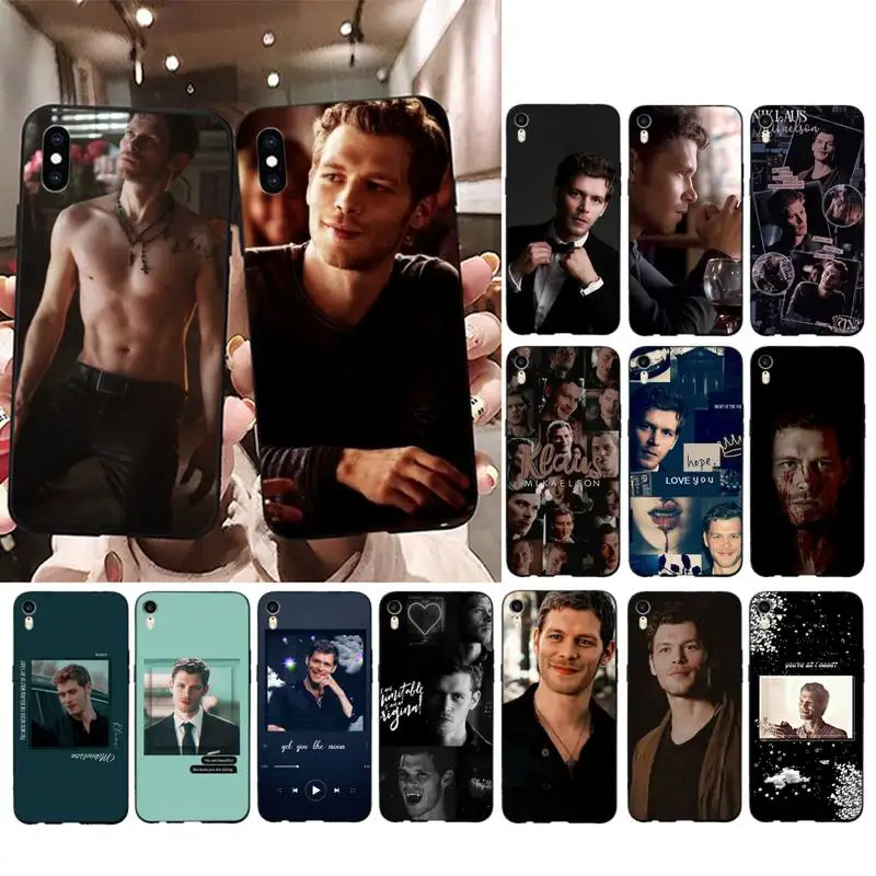 

Klaus Mikaelson The Vampire Diaries Phone Case for iPhone 13 11 12 pro XS MAX 8 7 6 6S Plus X 5S SE 2020 XR cover