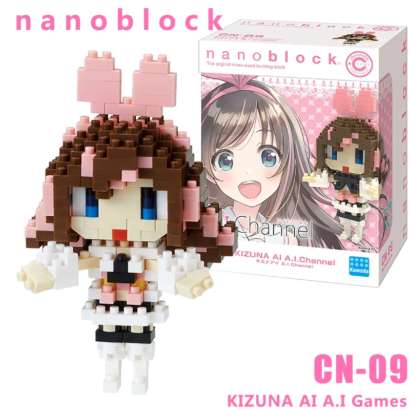 Nanoblock персонаж Kizuna Eye A.I.Channel CN-09 строительные блоки с бриллиантами креативные