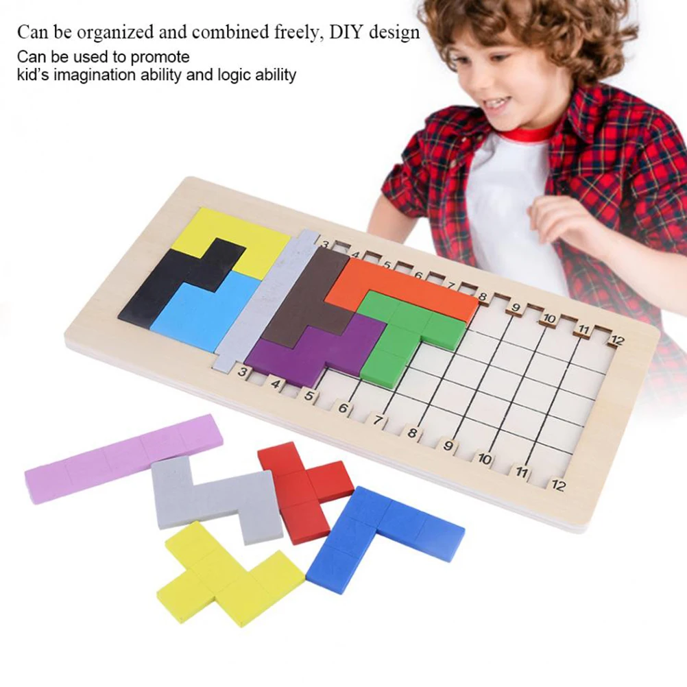 Танграм деревянный пазл тренировка мозга инструмент разведки