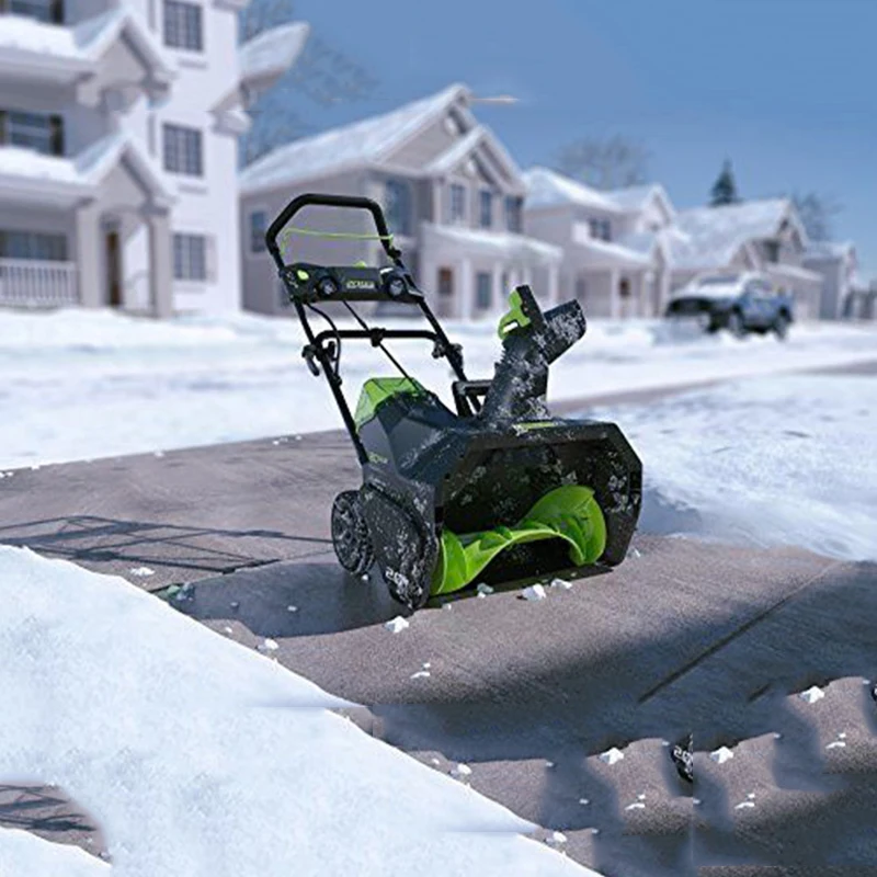 Greenworks PRO 20 дюймовый 80V аккумуляторная снегоочиститель/подметательные в комплекте