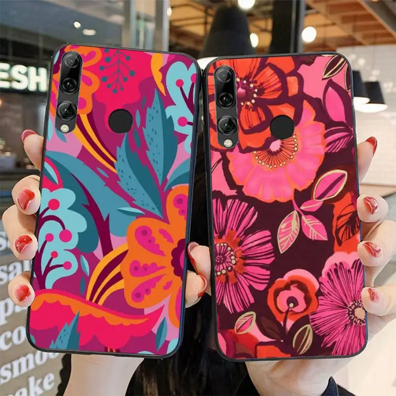 

Art Colorful Flower Phone Case For Huawei Honor 8X 9 10 20 Lite 7A 7C 10i 9X Play 8C 9XPro