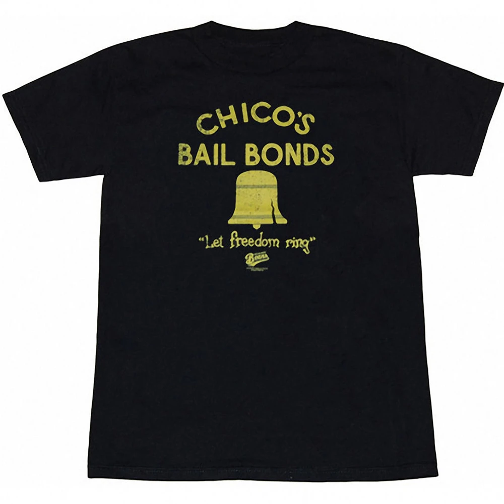 Футболка с надписью Bad News Bears Chico'S Bail Bonds футболка принтом сделай сам|Мужские