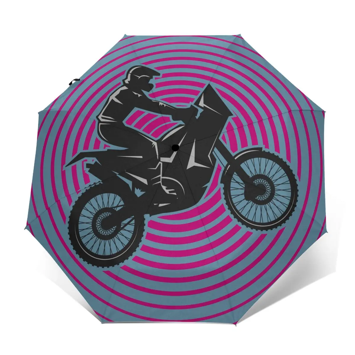 

Велосипед-внедорожник для мотокросса с абстрактным рисунком, Ветрозащитный Автоматический складной перевернутый зонт, портативный зонт д...
