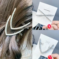 misananryne vx shape hair accessories semi tie tiara crab for women simple headpiece side hair pins back of head hair clips
