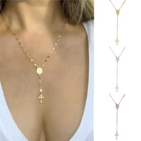 womens chain pendant new crucifix mary mens jesus necklace rosary virgin beads