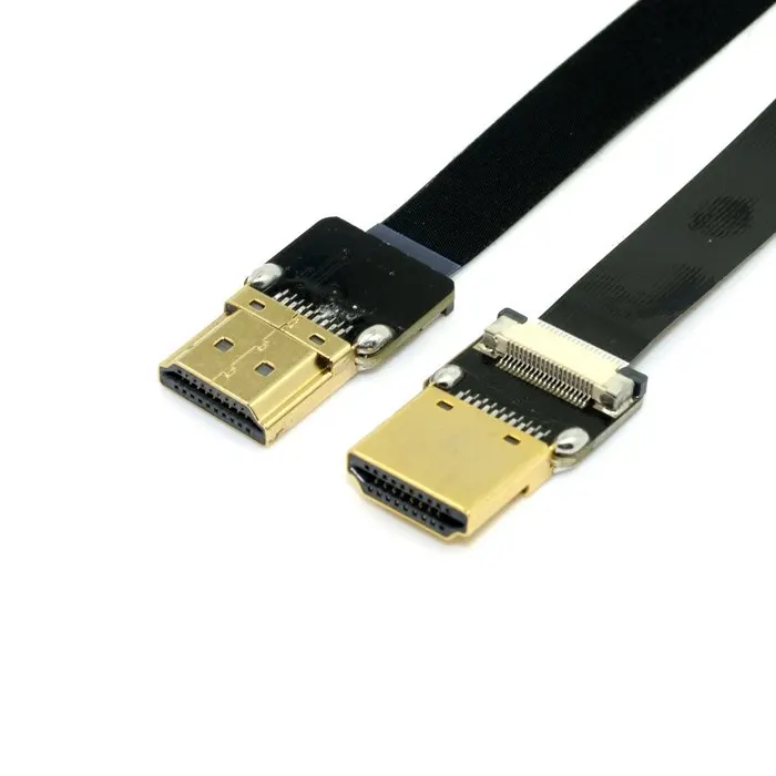 

FPV HDMI-Compatible A Male to HDMI-Compatible Male HDTV FPC Flat Cable for FPV HDTV Multicopter Aerial Photography