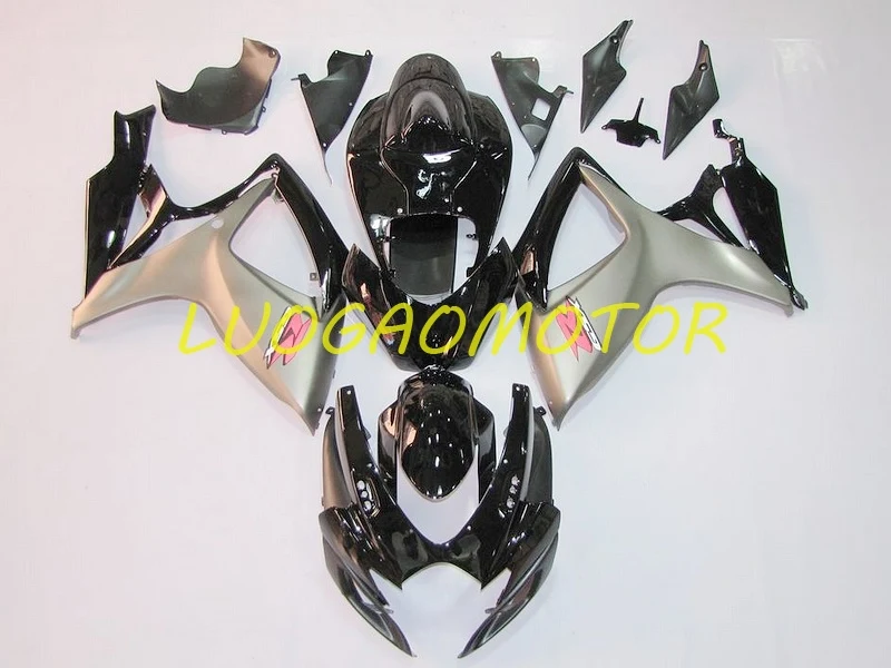 

Injection molding fairings Bodywork for Silver Black SUZUKI 2006 2007 GSXR 600 750 K6 K7 GSXR600 GSXR750 06 07 fairing