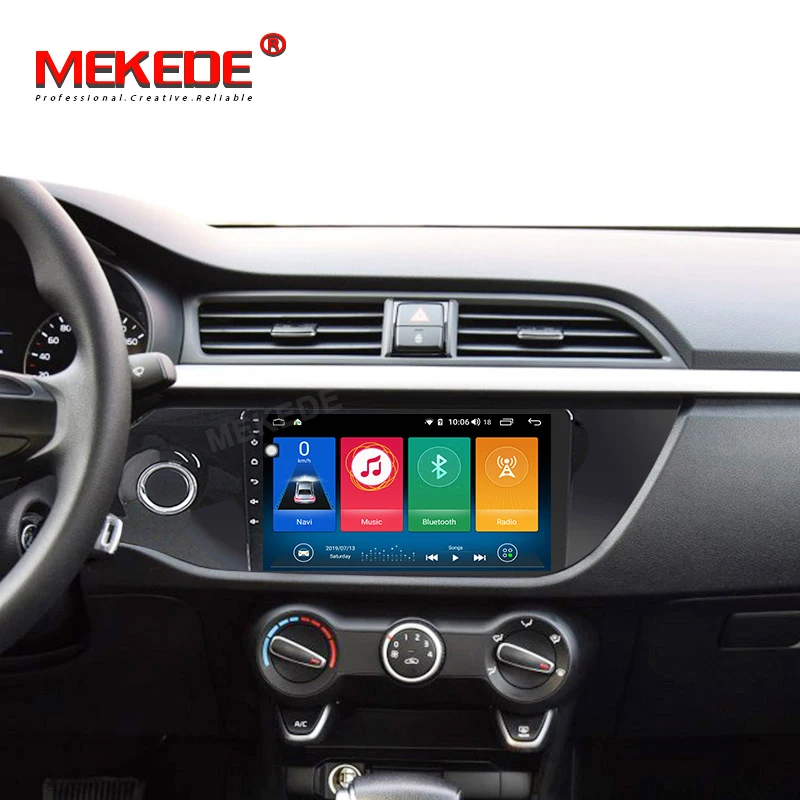 Бесплатная доставка 10 1 дюймов 4G + 64G 8 ядер android 9 0 автомобильный dvd для kia k2 rio 2016 2017