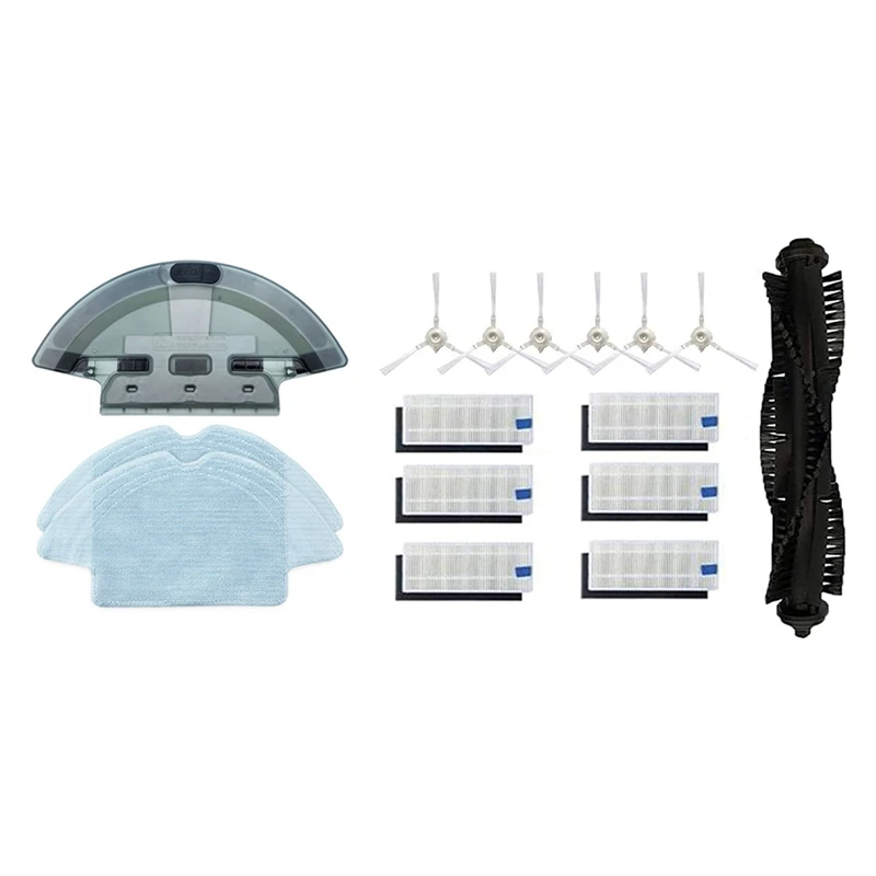 

EAS-Roller Brush Side Brush Filters For 360 S6 Robot & Water Tank Mop Cloth For 360 S6 Robot Vacuum Cleaner Spare Parts