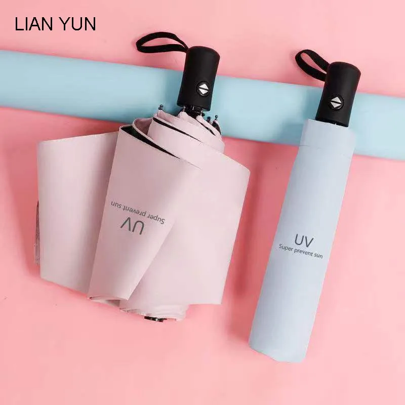 Женский зонт с защитой от дождя Складывающийся женский женское сочетание