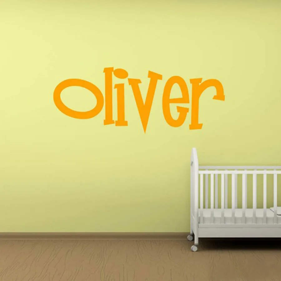 Наклейки на стены с именем заказ Персонализированные художественные виниловые