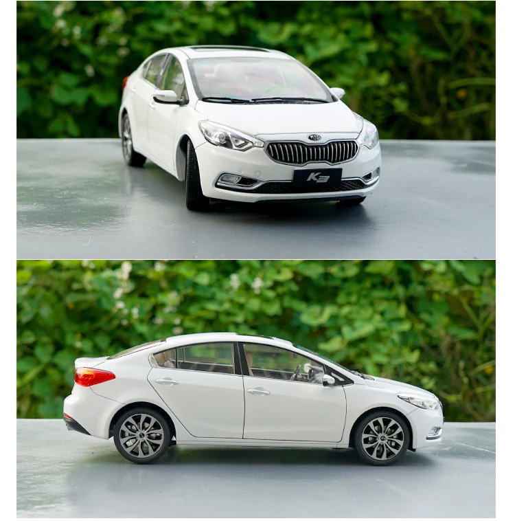 Высокое качество 1:18 Kia K3 модель автомобиля из сплава, высокая имитация литого металла Изысканные Подарки, Коллекционная модель