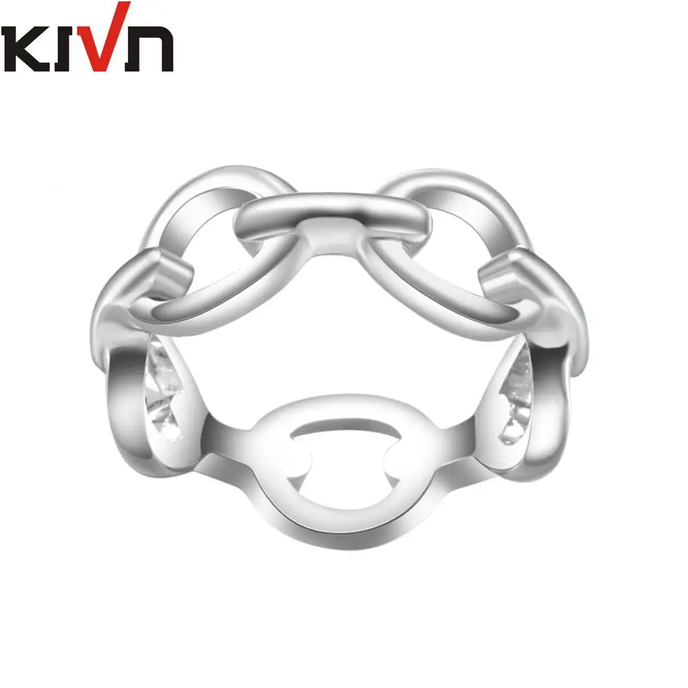 

Модные украшения KIVN, простые гладкие Простые Кольца для женщин, подарки на день рождения, Рождество, День Святого Валентина, День матери