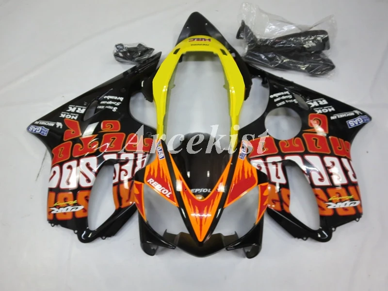 

Injection Mold New ABS Motorcycle Whole Fairings kit Fit for HONDA CBR600 F4i 2004 2005 2006 2007 04 05 06 07 Cool repsol