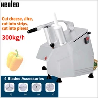 xeoleo commercial dicer machine potato slicer electric cheese shredder 300kghvegetable chopper multi function vegetable machine