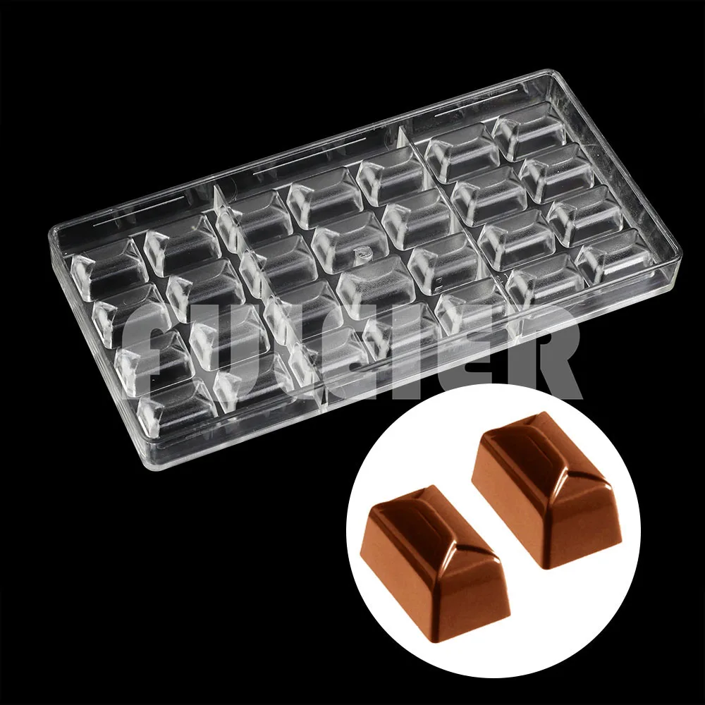 

Форма для конфет и шоколада в форме Куба-конверта, форма для конфет из поликарбоната, конфет для торта, форма для выпечки, конфет, инструмент ...