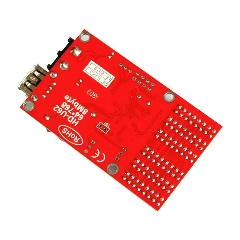 Светодиодный знак управления карты Huidu HD U62 поддержка 7 цветов дисплей HUB08 HUB12 порт