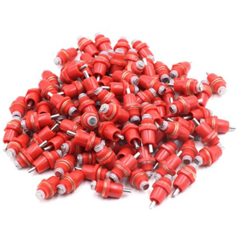 500 куриных ниппелей с резьбой ручка водопровода для фиксации питьевой воды птицы