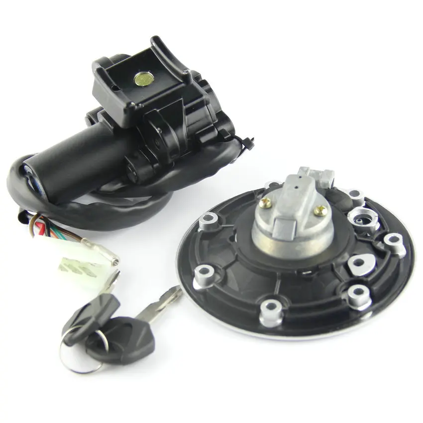Ignition Switch Lock For Kawasaki ZR400 (XANTHUS) ZZR400 ZZR600 ZXR400 ZXR750 ZX900 ZX-7RR ZX750 With Fuel Tank Cover Cap |