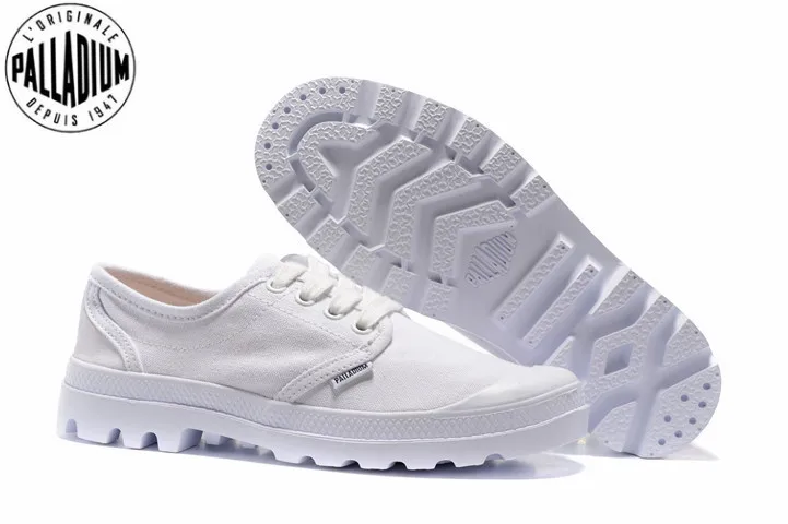 PALLADIUM Pampa Oxford All white Sneakers Flats Men Casual Shoes Men Zapatos de hombre Walking Shoes Eur Size 39-45