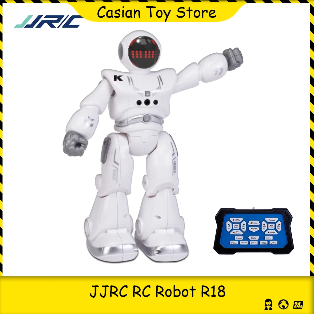 

JJRC R18 RC Robot 2.4G Intelligent Children Remote Control Toy program with music gesture sensing Action Figures Toys for boys