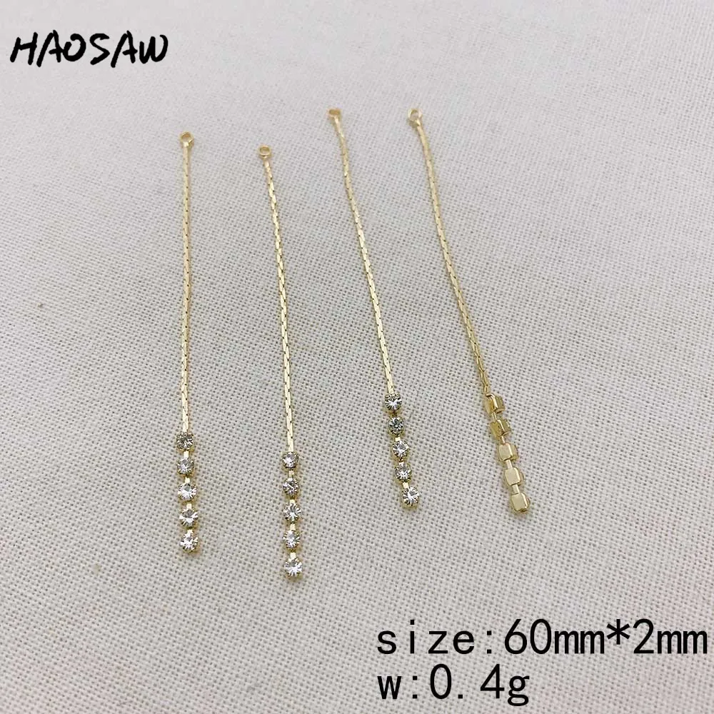 HAOSAW Choose 4 шт./лот ювелирные аксессуары/дизайн цепи/подвески из фианита/подлинное