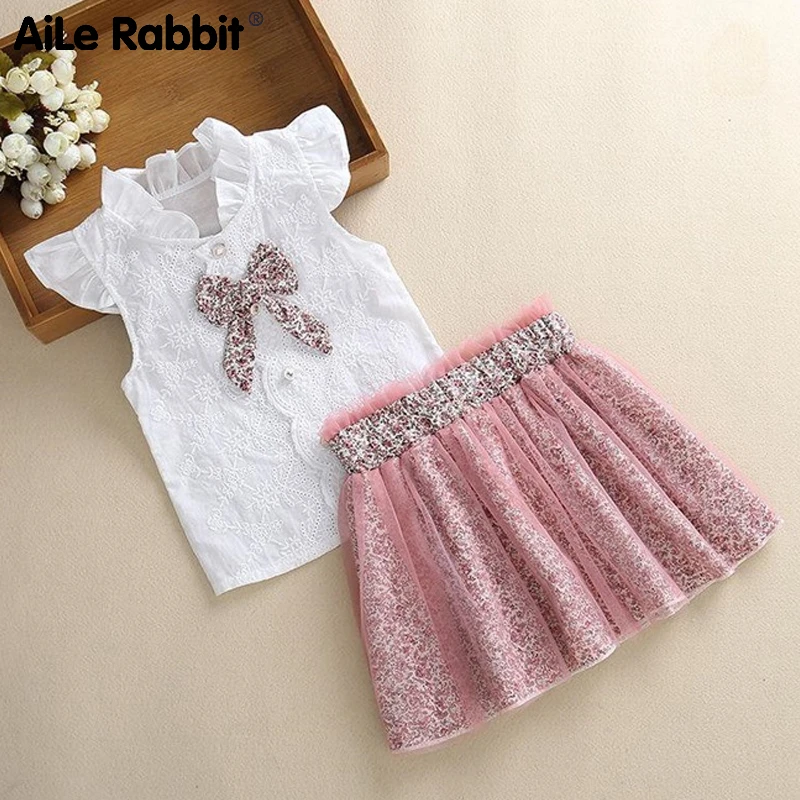 Комплект одежды для девочек комплект из 2 предметов детская одежда футболка без