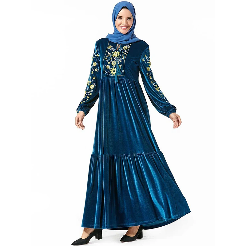 Мусульманское платье Среднего Востока размера плюс женская мусульманская
