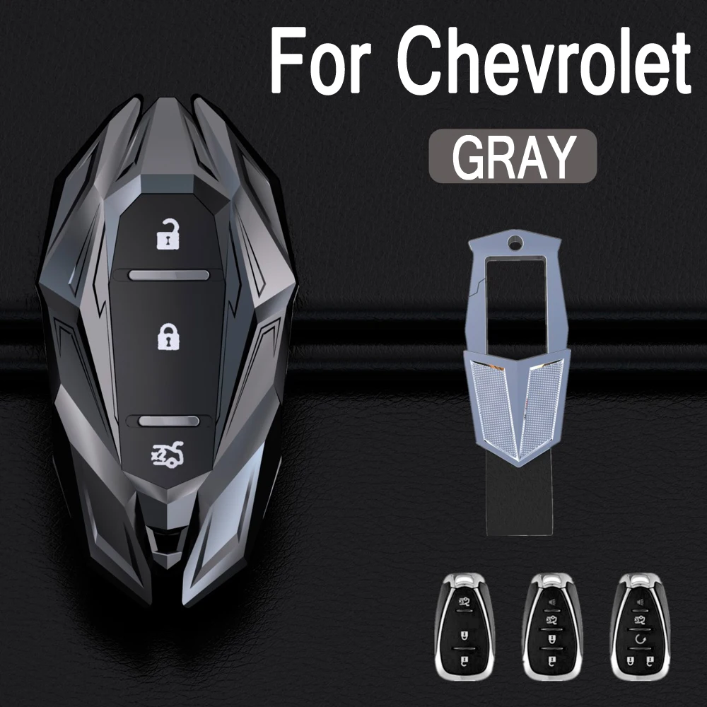 

Zinc Alloy Car Remote Key Case Cover For Chevrolet Cruze Spark Sonic Camaro Volt Bolt Trax Malibu Cruze Fob