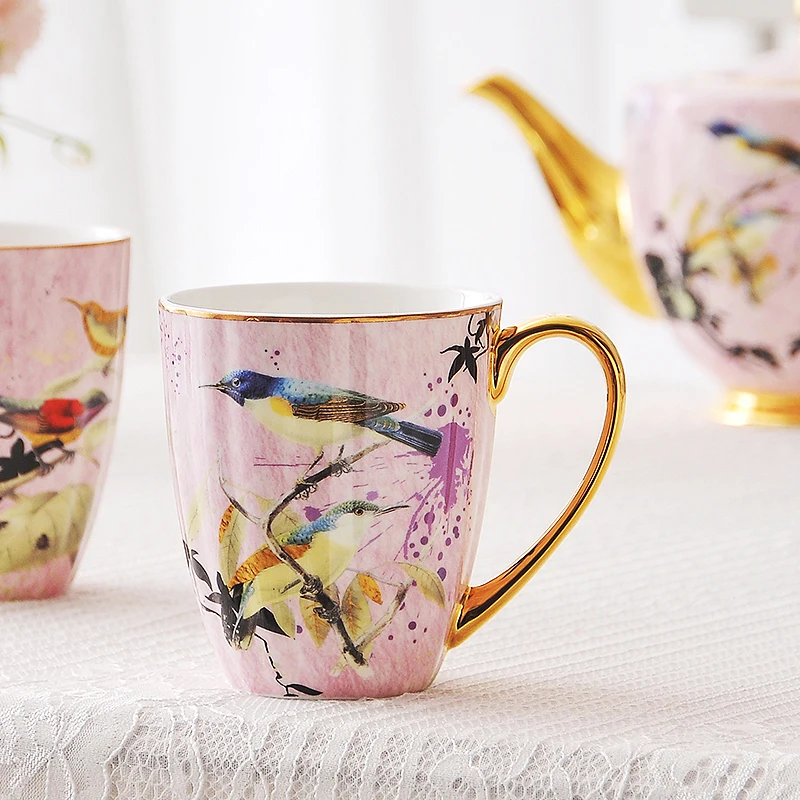Кружка в европейском стиле из костяного фарфора креативная керамическая кружка