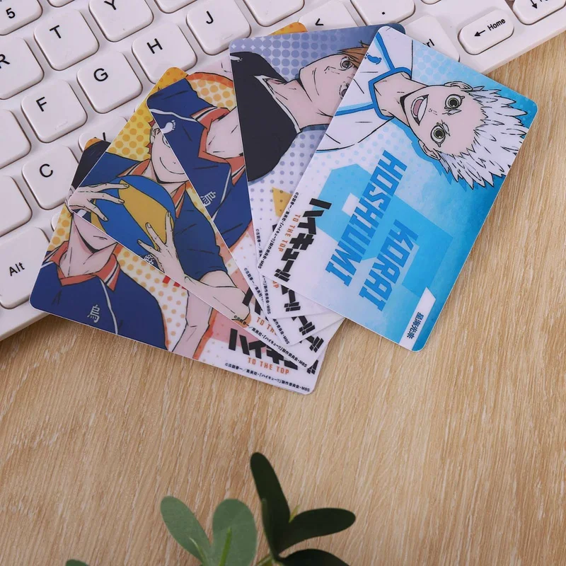 Anime Haikyuu!! Figures Card Stickers IC Paster Kids Toy Suitable for Bus Bank Decoration | Канцтовары для офиса и дома