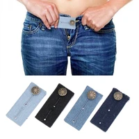 4pcs hot sale adjustable pants extenders buttons jeans waist extension snap diy crafts denim clothes fastener sewing accessories