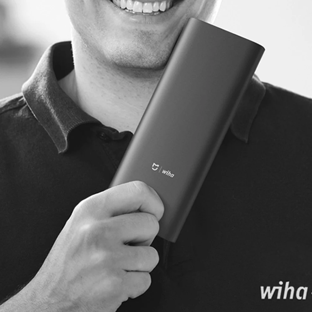 

Xiaomi Mijia Wiha Daily Use Screw Kit 24 Precision Magnetic Bits Alluminum Box Screw Driver xiaomi smart home Kit