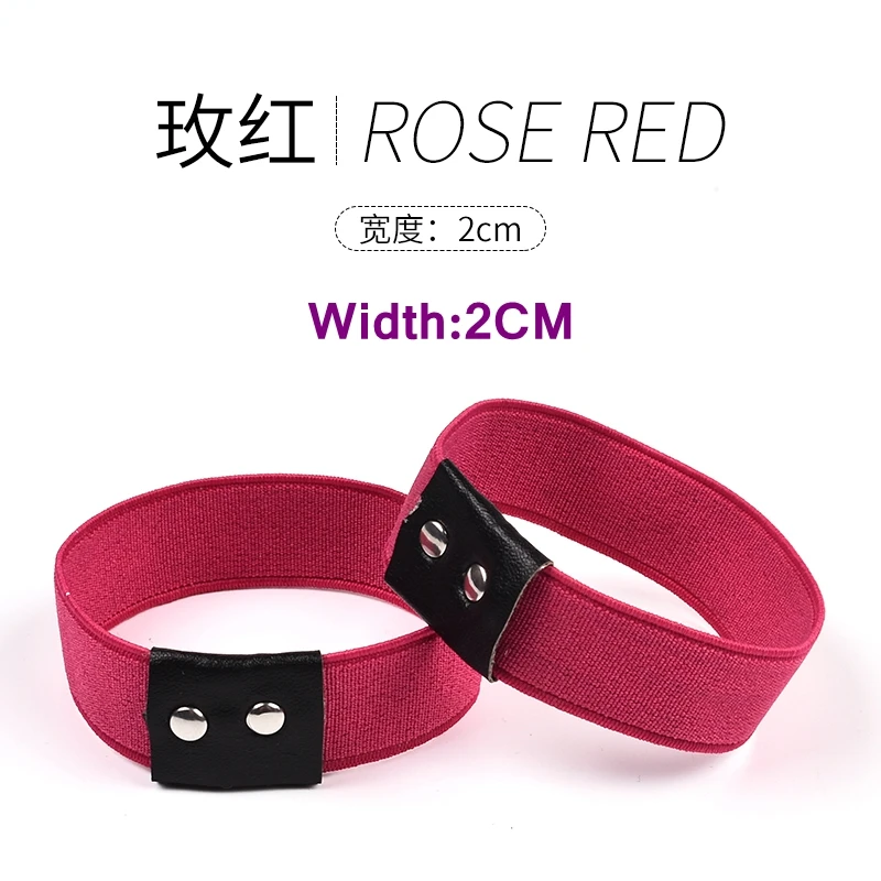 Rose red Женские туфли на высоком каблуке с эластичной лентой; новые модные туфли без шнурков; туфли на высоком каблуке с пряжкой; 1 пара - Цвет: Rose red