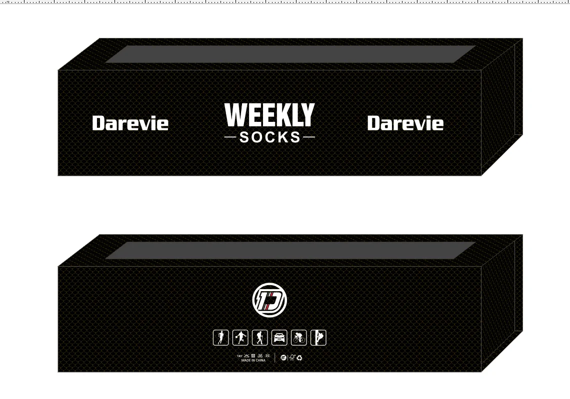 Darevie cycling socks soft sports socks breathable socks elastic biking socks anti-bacterial reflective bicycle cocks MTB road