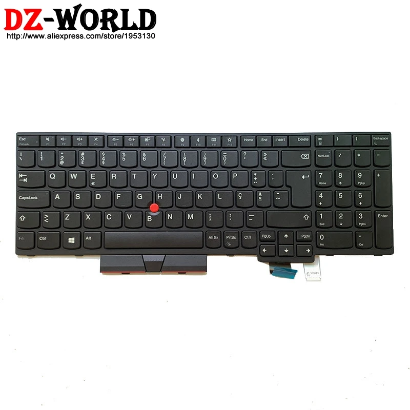 

New Original Portuguese Keyboard for Lenovo Thinkpad T570 P51S T580 P52S Laptop Portugal Teclado 01ER522 01EN950 SN20M07869