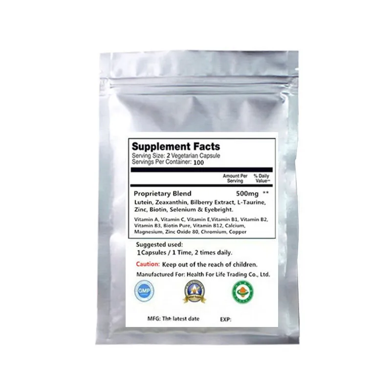Поддержка формулы для глаз/Лютеин цеаксантин черники L таурин цинк