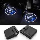 2 шт. украшения для стайлинга автомобиля, светодиодный проектор логотипа для двери автомобиля Opel Astra J H G K Insignia Corsa D B E Mokka Vectra