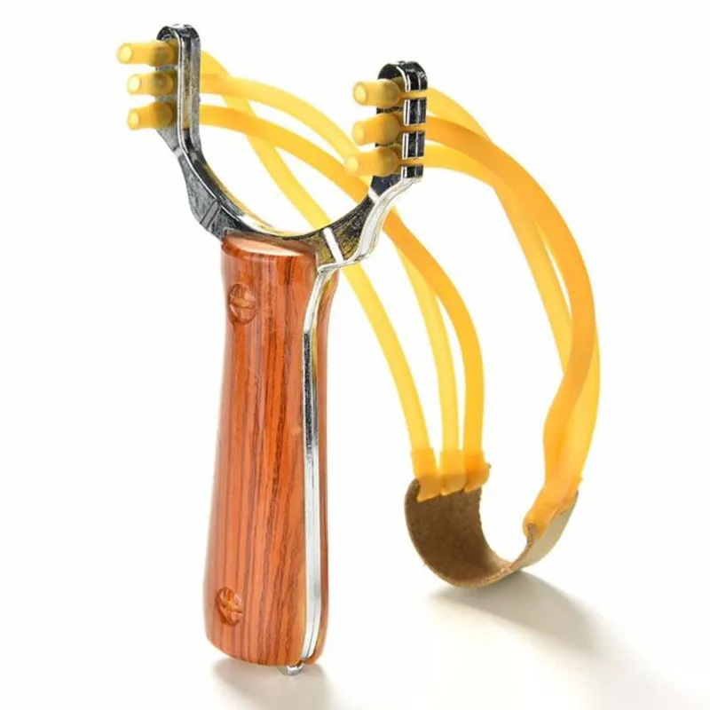 

New Outdoos Professional Slingshot High Quality Shooting Aluminum Slingshot Camouflage Bow Anti-fall Outdoor Game Tool 2020