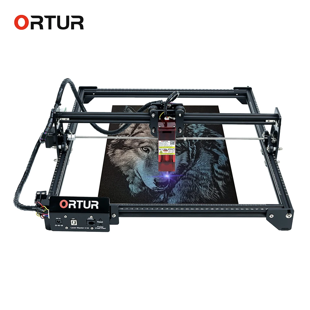Лазерный гравер Ortur Master 2 принтер сделай сам для нанесения логотипа и маркировки