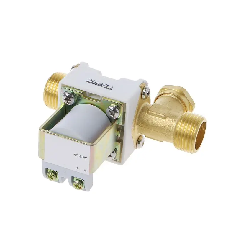 Электромагнитный клапан для воды воздуха нормально закрытый 220 В 1/2 дюйма |