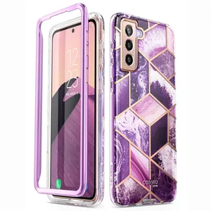 i blason for samsung galaxy s21 case 6 2 2021 release cosmo full body glitter marble cover without built in screen protector free global shipping