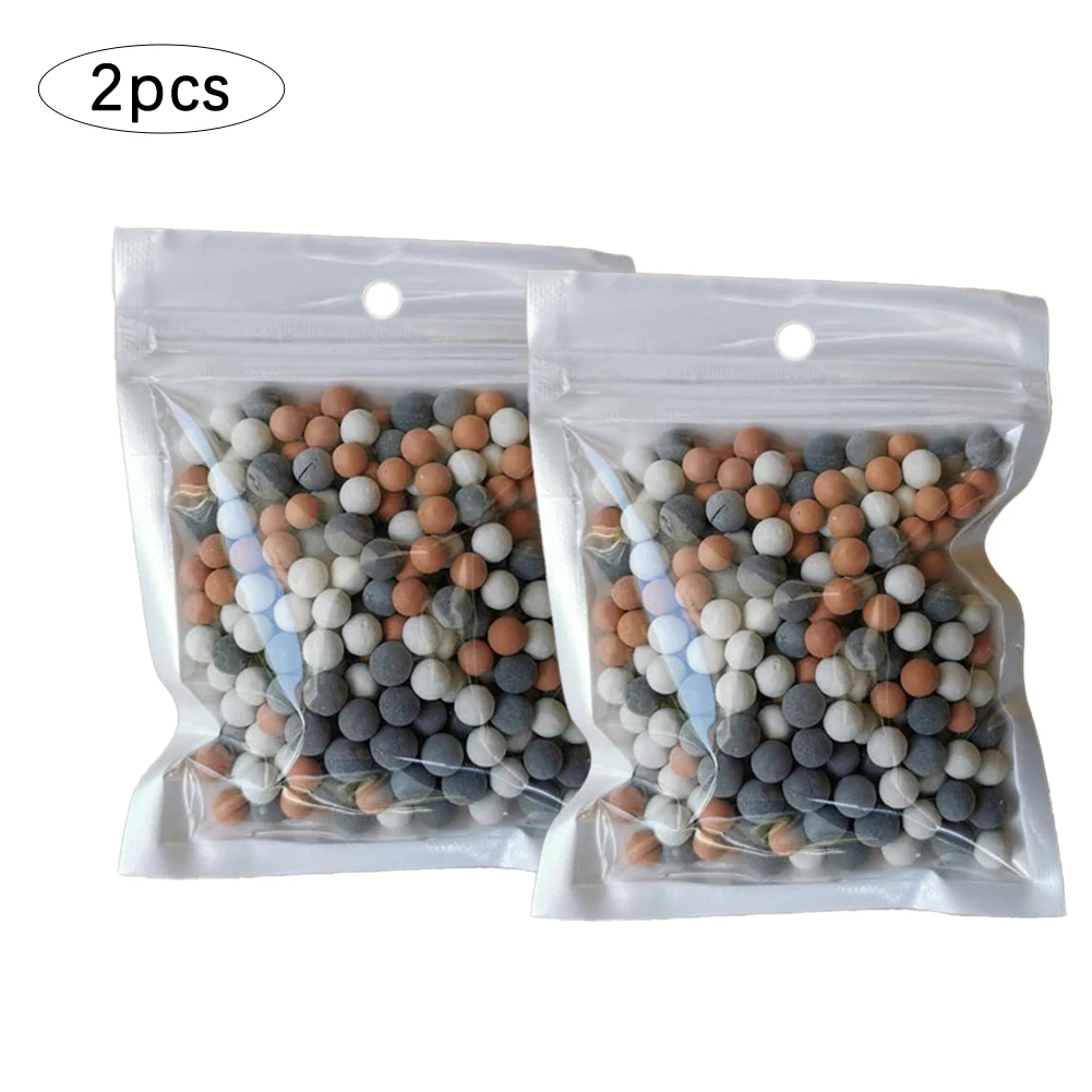 

Negative Ion Shower Replacement Head Filter Balls Replacement Bio-Active Stone For Ionic Filter Shower Head Water Purification